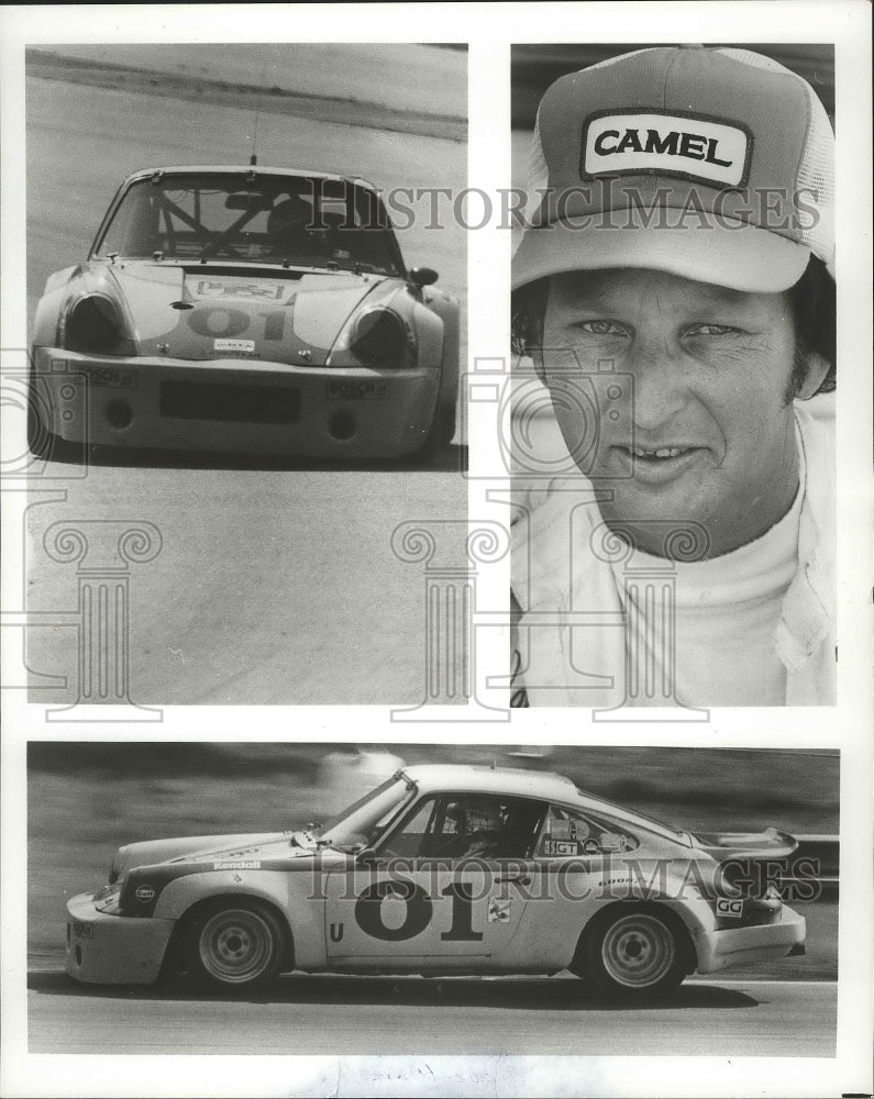 1978 Press Photo Dave White with photos of his racing car - sps09824- Historic Images