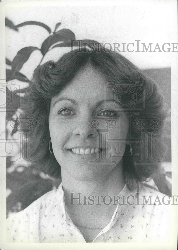 1979 Press Photo Spokane Community College Gymnastics Coach Jo McDonald Smiling- Historic Images