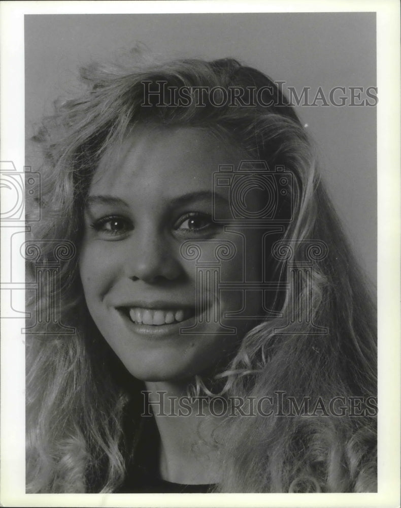 1989 Press Photo NC Volleyball player, Wendy Wilson - sps10481- Historic Images