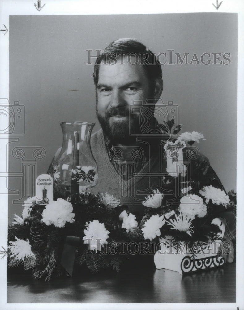 1985 Press Photo Merlin Olson football player, announcer, and actor.- Historic Images