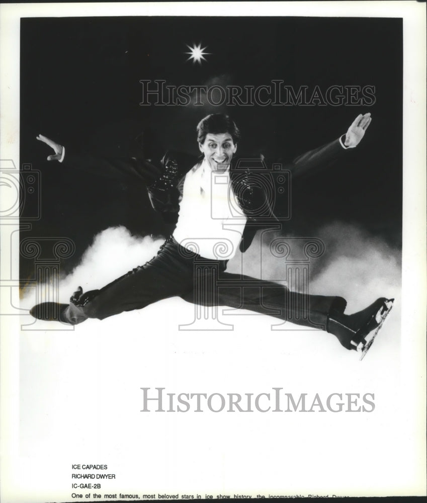 1990 Press Photo Ice skating star, Richard Dwyer, stars in Ice Capades- Historic Images