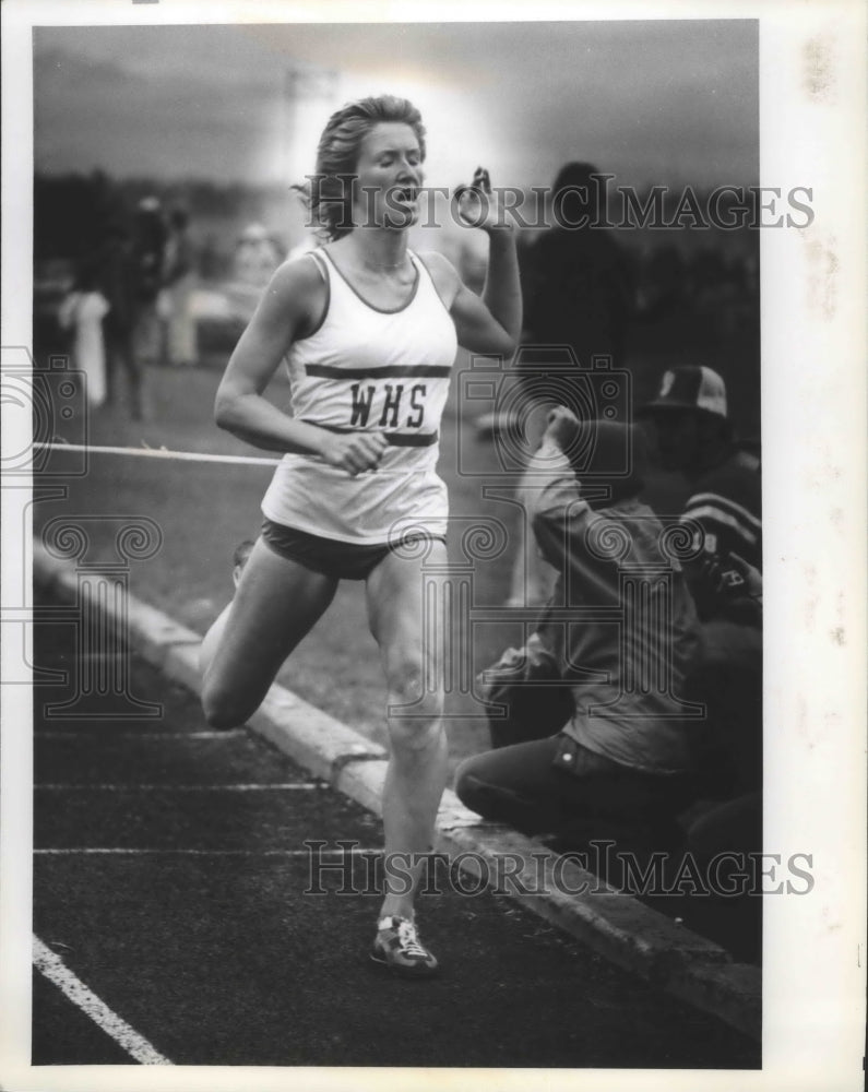 1978 Press Photo WHS Track runner Norton - sps11458- Historic Images