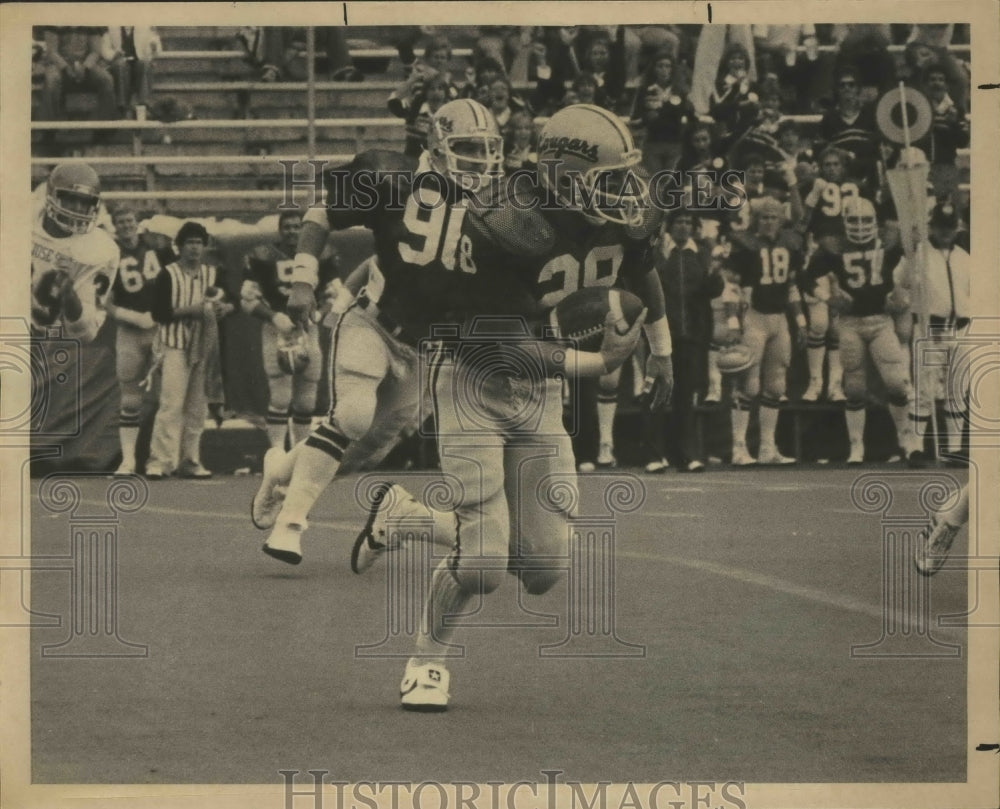 1980 Press Photo WSU football player Paul Sorenson - sps11788- Historic Images