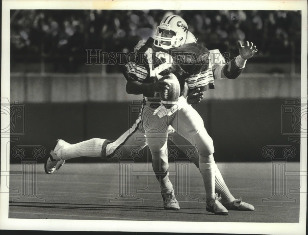 1983 Press Photo Washington Cougars football quarterback, Ricky Turner- Historic Images