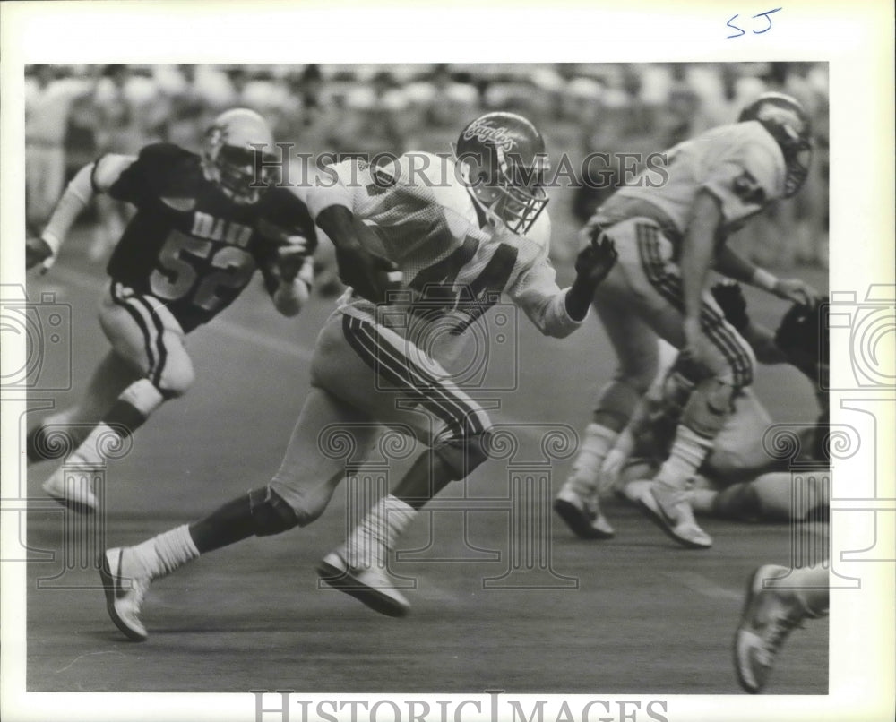 1986 Press Photo Eastern Washington University football player, Jamie Townsend- Historic Images