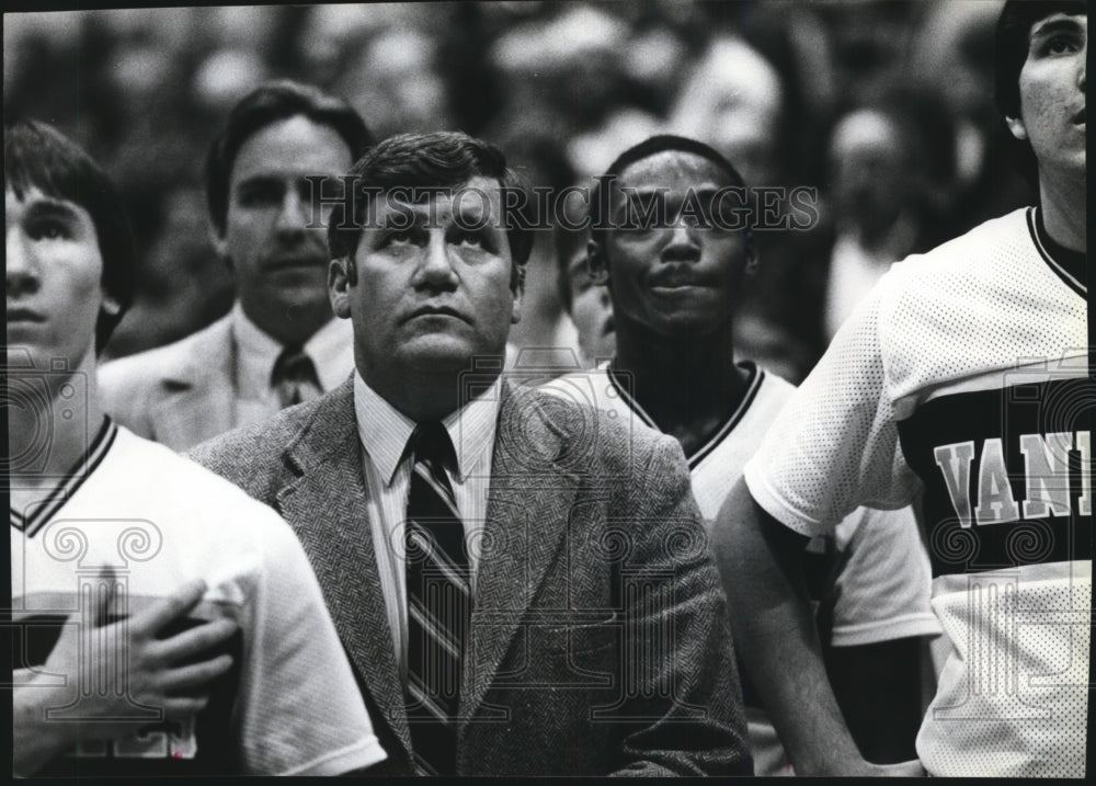 1985 Press Photo Idaho Vandals basketball coach, Bill Trumbo - sps11983- Historic Images