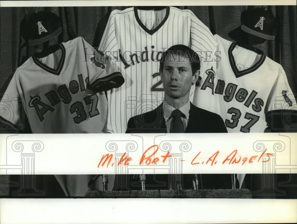 Press Photo L.A. Angles baseball owner and manager Mike Port - sps13061- Historic Images