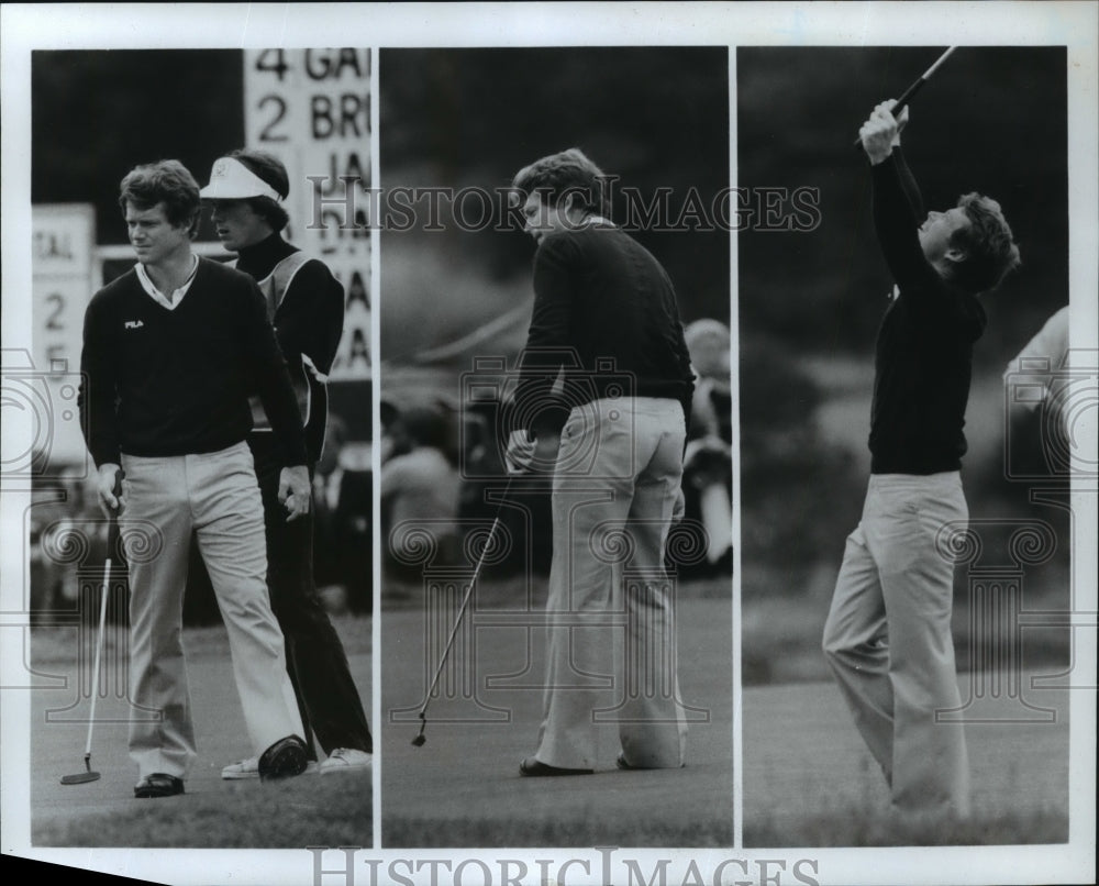1983 Press Photo Golfer Tom Watson prepares to hit the ball - sps13128- Historic Images