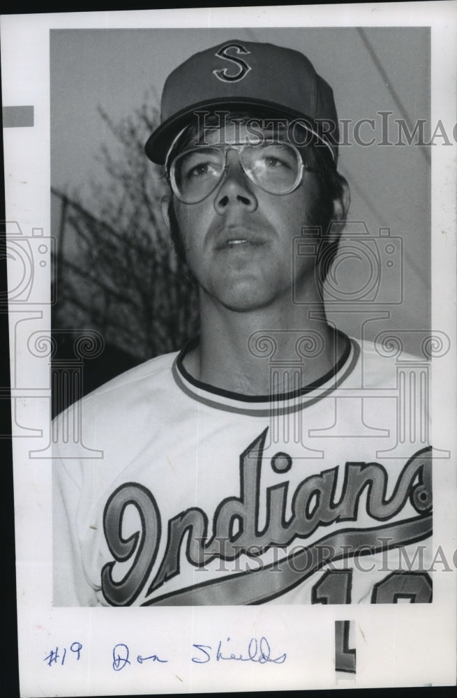 1973 Press Photo #19 Don Shields, Spokane Indians baseball, pictured in uniform- Historic Images