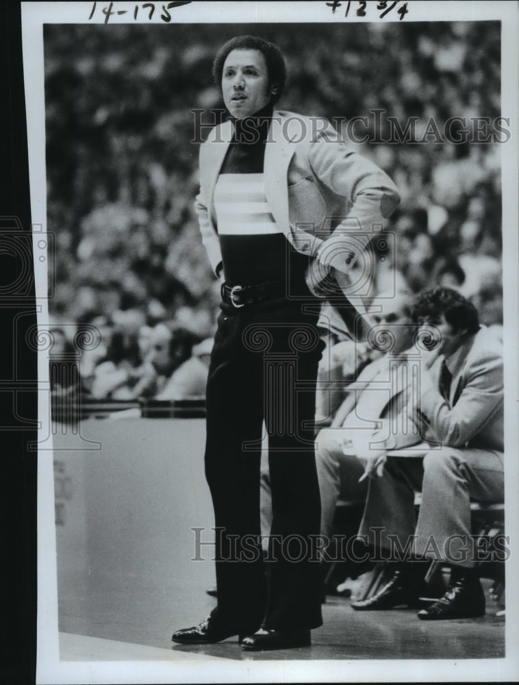 1979 Press Photo Lenny Wilkens, professional basketball coach, with intense look- Historic Images