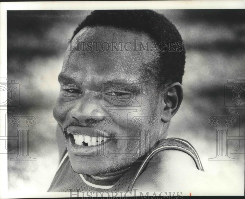 1978 Press Photo Kenyan WSU track and field long distance runner, Henry Rono- Historic Images