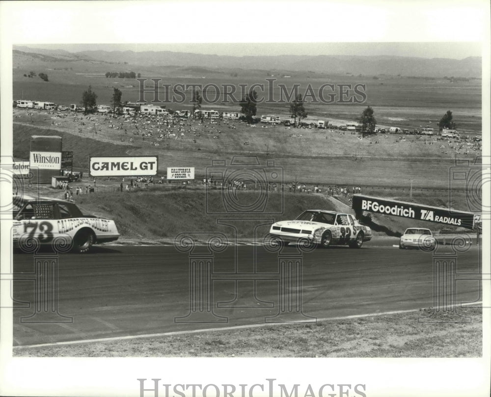 1987 Press Photo Cars in Camel GT Auto Race Compete for First Place - sps15044- Historic Images