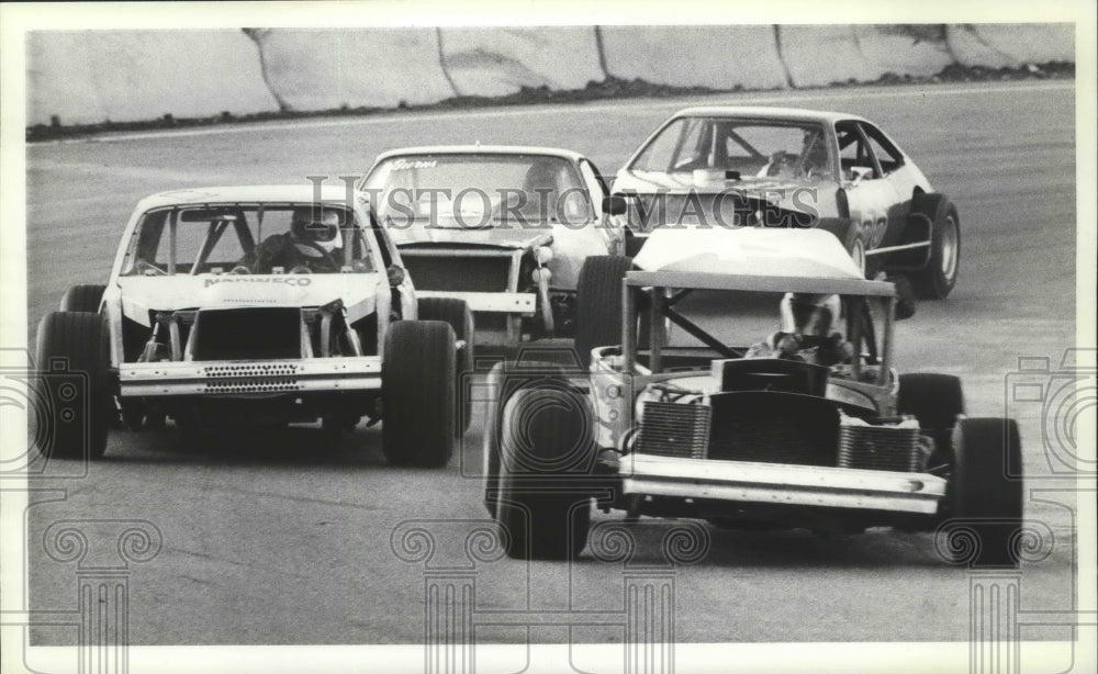 1982 Press Photo Modified stock car racing in the Spokane area - sps15108- Historic Images