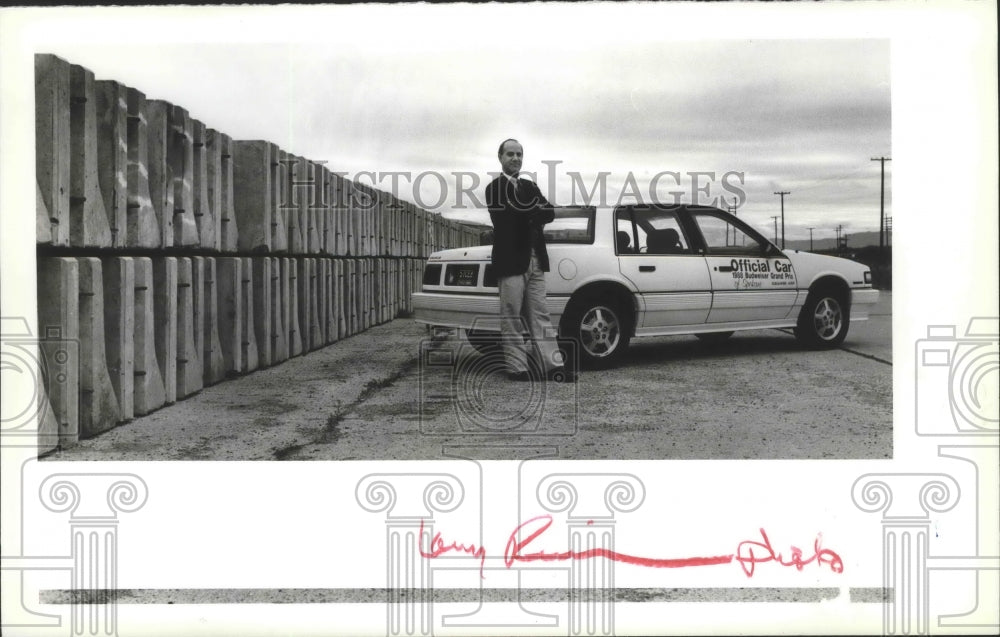 1988 Press Photo Spokane Grand Prix executive director Arnie Candray - sps15159- Historic Images