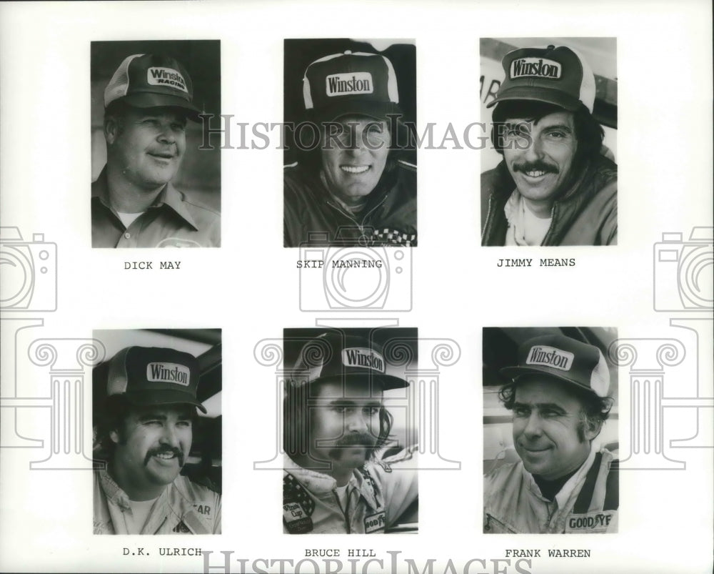 1981 Press Photo Auto Racing Winston Drivers. - sps15188- Historic Images