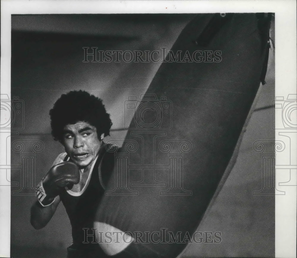 1980 Press Photo Boxer Sergio Palma - sps15384- Historic Images