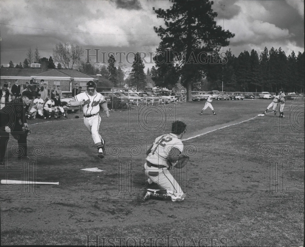 1967 Press Photo Greater Spokane League Baseball Game on Hart Field - sps15413- Historic Images