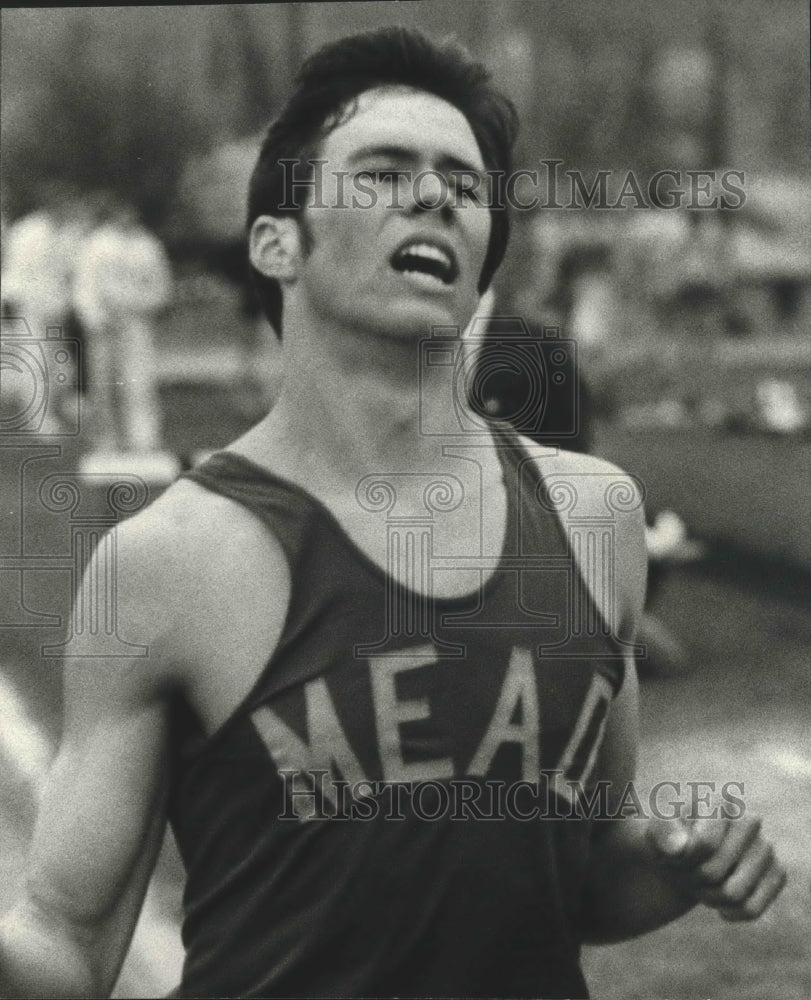 1970 Press Photo Mead High School track and field athlete Marc Tracy - sps15498- Historic Images