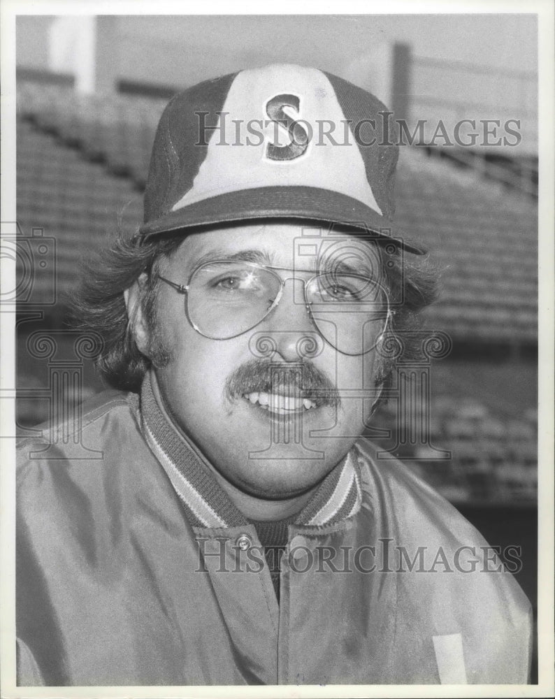 1979 Press Photo Spokane Indians player and coach Ken Pape - sps15695- Historic Images