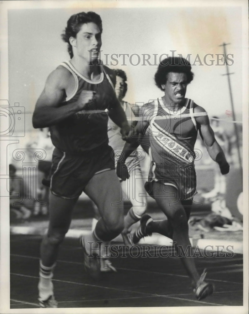 1976 Press Photo Mead Track Runner Bruce McDowell - sps16089- Historic Images