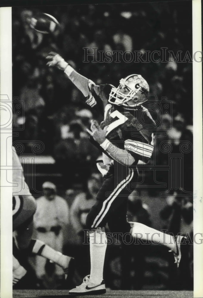 1984 Press Photo Football player Mark Rypien - sps16181- Historic Images