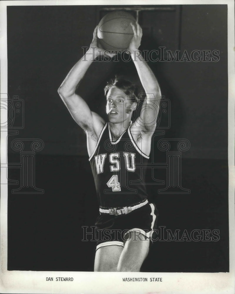 1972 Press Photo Washington State basketball player Dan Steward - sps16657- Historic Images