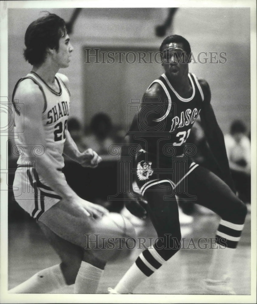 1982 Press Photo Basketball player Ernest Sanders of Pasco - sps16720- Historic Images