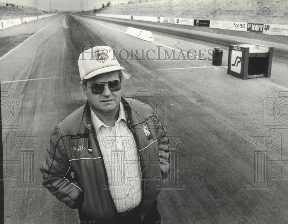 1988 Press Photo Orville Moe at Spokane Raceway Park- Historic Images