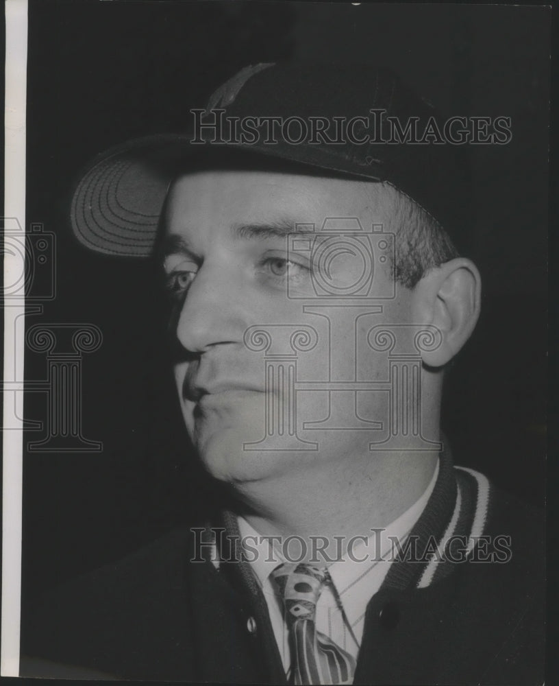 1957 Press Photo Paul Merkel, Whitworth baseball coach- Historic Images