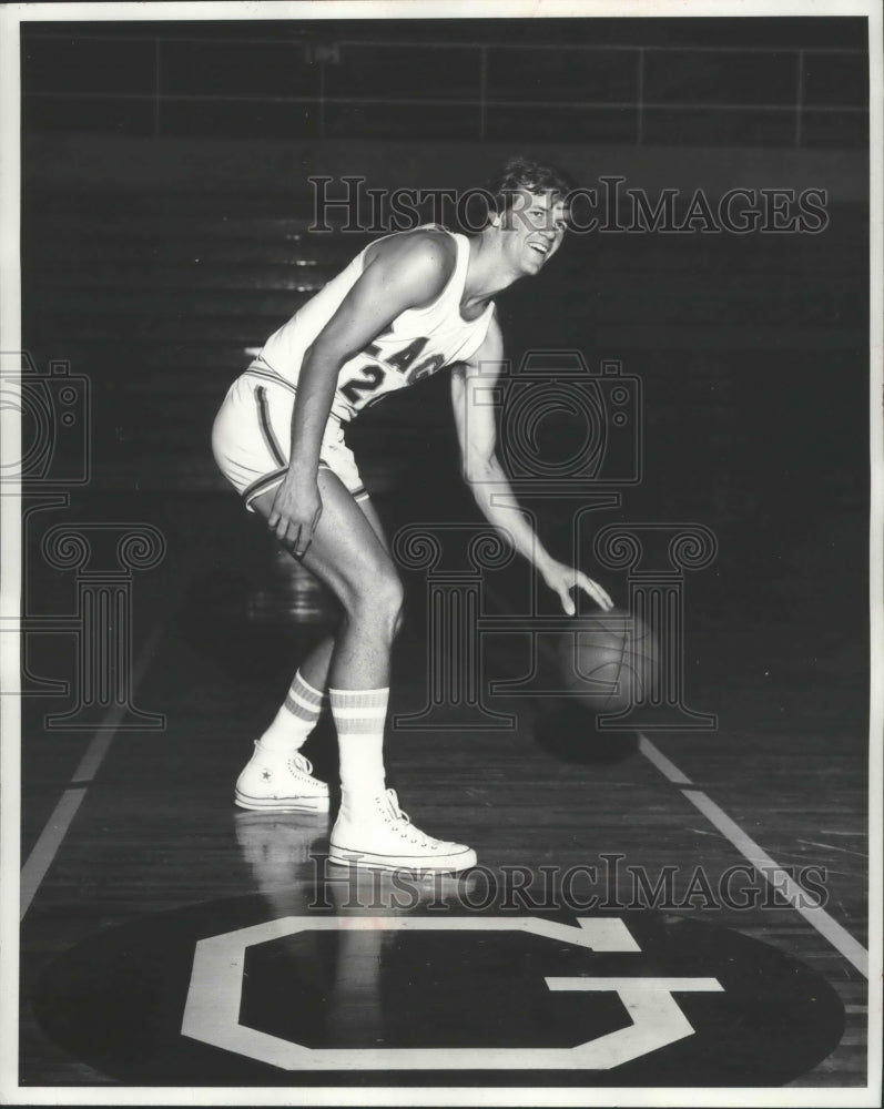 1974 Press Photo Gonzaga University basketball player, Skip Molitor- Historic Images