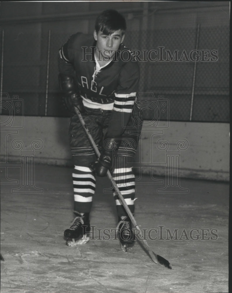 1968 Press Photo Hockey player Randy Nelson- Historic Images