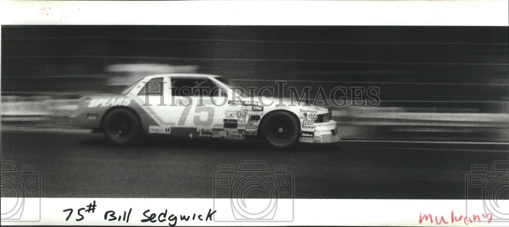 1988 Press Photo Auto racing&#39;s Bill Sedgwick in Spokane Grand Prix action- Historic Images