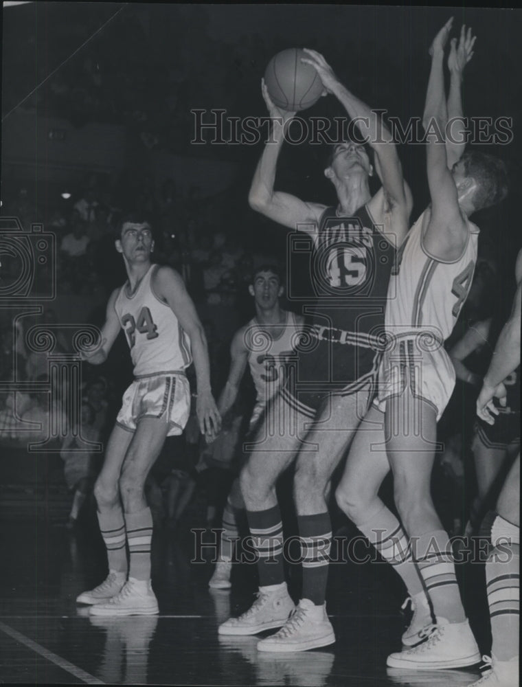 1968 Press Photo University High School basketball player RIck Rawlings- Historic Images