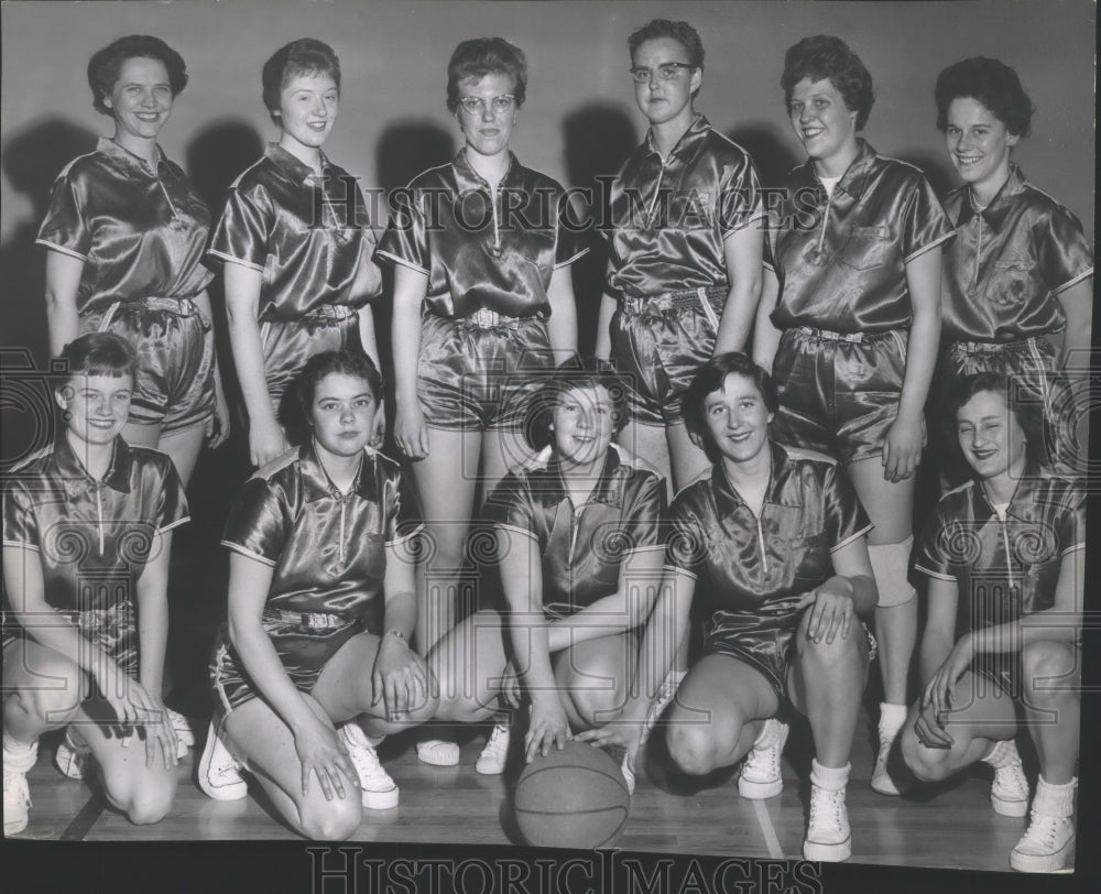 1959 Press Photo Capital Life basketball team - sps20180- Historic Images