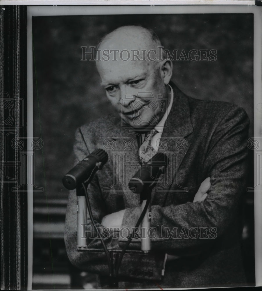 1960 Press Photo Dwight D. Eisenhower - spw02497- Historic Images