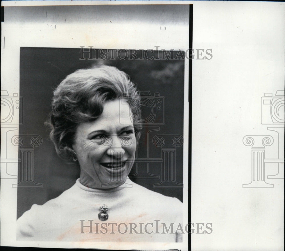 1974 Press Photo President Nixon&#39;s personal secretary, Rose Mary Woods- Historic Images