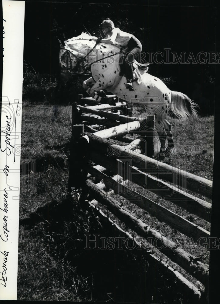 1981 Press Photo Deborah Copenhauer on Spokane - spx00741- Historic Images