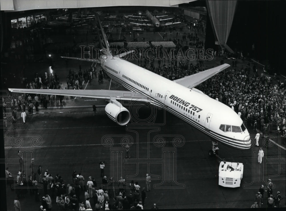 1982 Press Photo Boeing 757 Cargo Transport airplane - spx03582- Historic Images