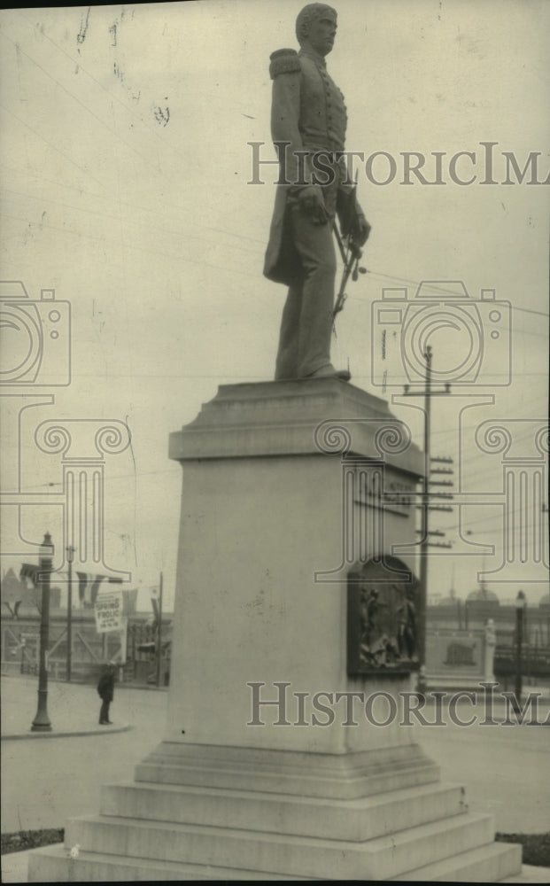 1928 Press Photo Monaghan Monument from a Side View - spx17016- Historic Images