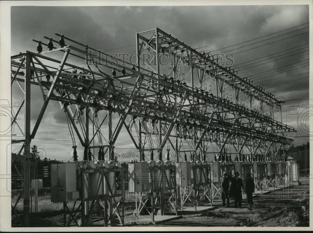 1941 Press Photo Washington Water Power Substation - spx17688- Historic Images