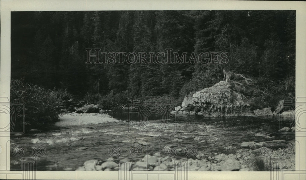 1929 Press Photo Upper Clearwater River - spx17725- Historic Images