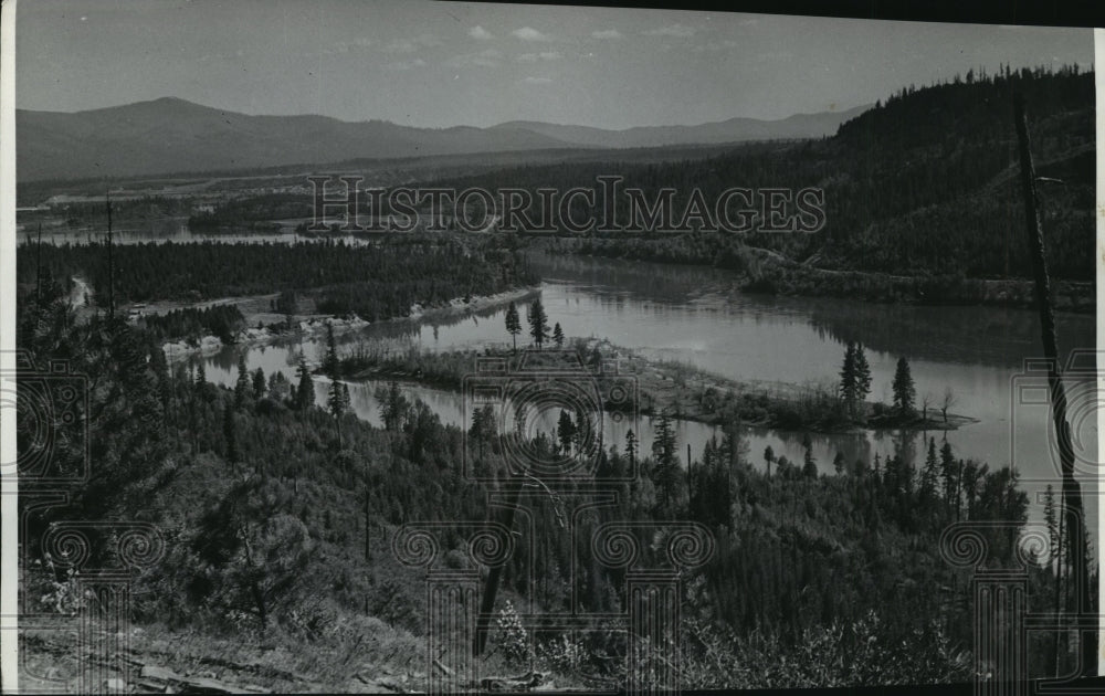 1939 Press Photo Scenic View of Pend Oreille River - spx18017- Historic Images