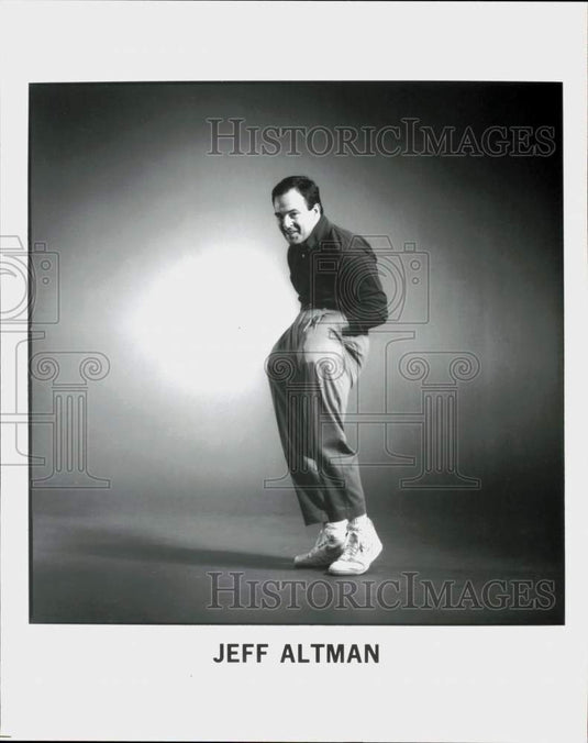 Press Photo Jeff Altman, comedian - sra10951- Historic Images
