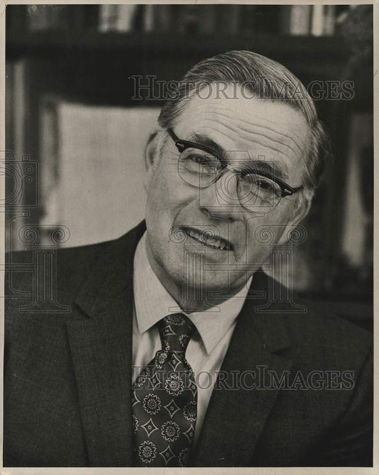 Press Photo John H. Breguet, Williamsburg Hampshire County Commissioner- Historic Images