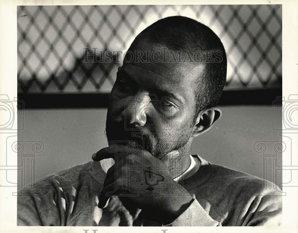 1987 Press Photo Barry Butler of Springfield, Correctional Institute at Gardner- Historic Images