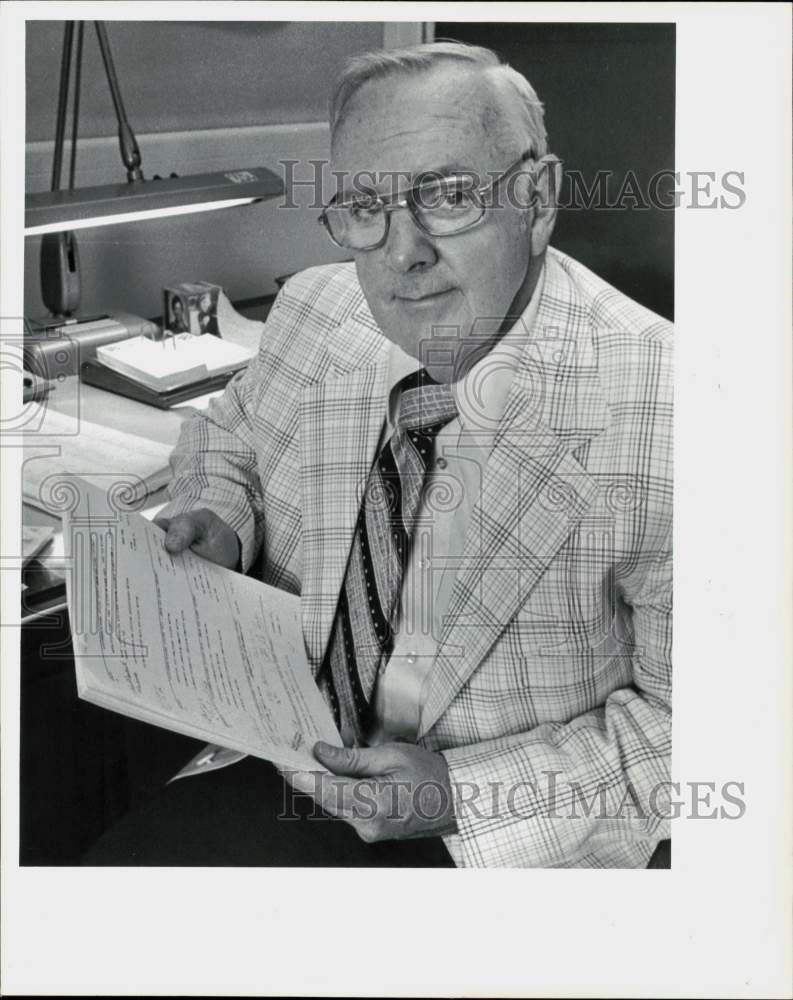 1979 Press Photo James Henderson, Spring School&#39;s guidance director. - sra24274- Historic Images