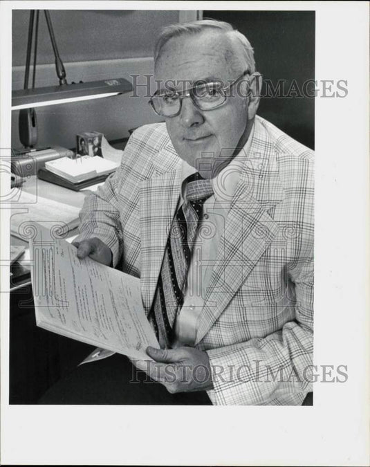 1979 Press Photo James Henderson, Spring School's guidance director. - sra24274- Historic Images
