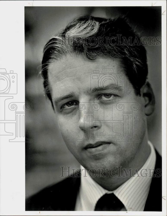 1985 Press Photo Chicopee Solicitor Thomas Costello - sra24561- Historic Images