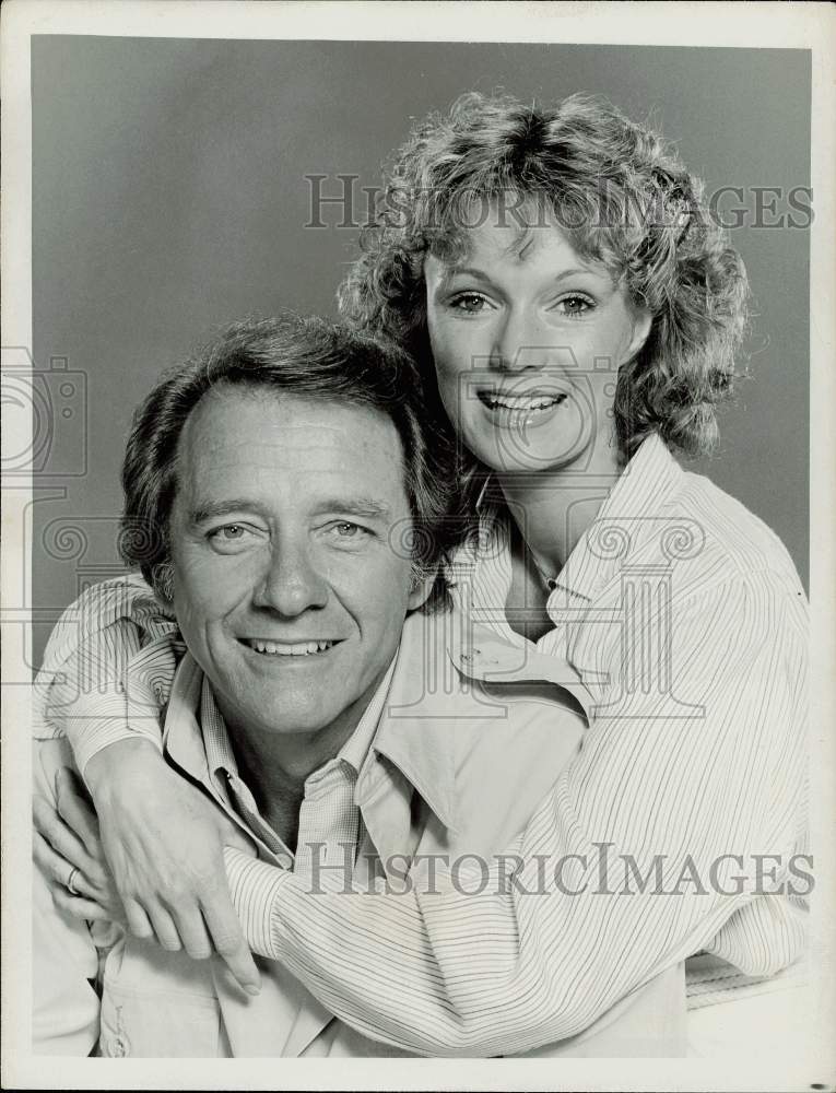 1978 Press Photo Richard Crenna and Yvette Mimieux in &quot;Devil Dog: Hound of Hell&quot;- Historic Images