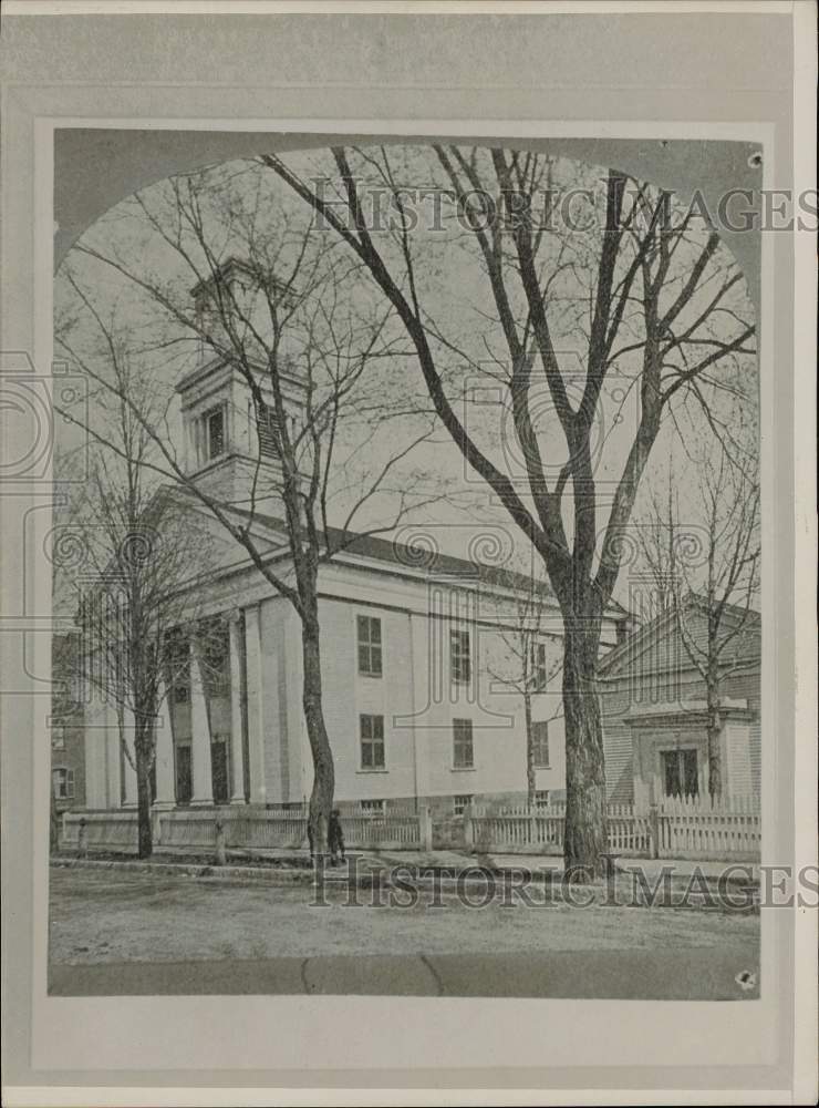 Press Photo Old South Church on Bliss Street after change in Steeple - sra27322- Historic Images